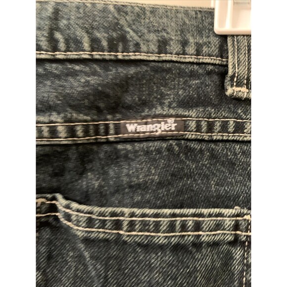 Boys Wrangler Blue Jean Shorts Straight Fit Utility Size 12 Husky - Picture 6 of 9